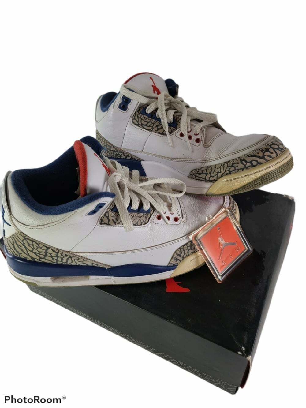 Men’s Nike Air Jordan 3 III Retro OG True Blue 2016 Sz 8.5 854262-106